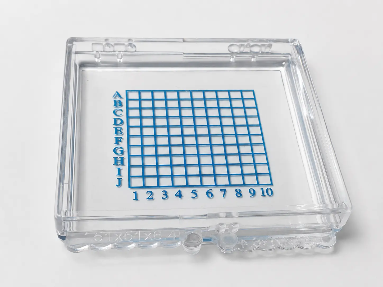 Closed self-adhesive chip carrier box