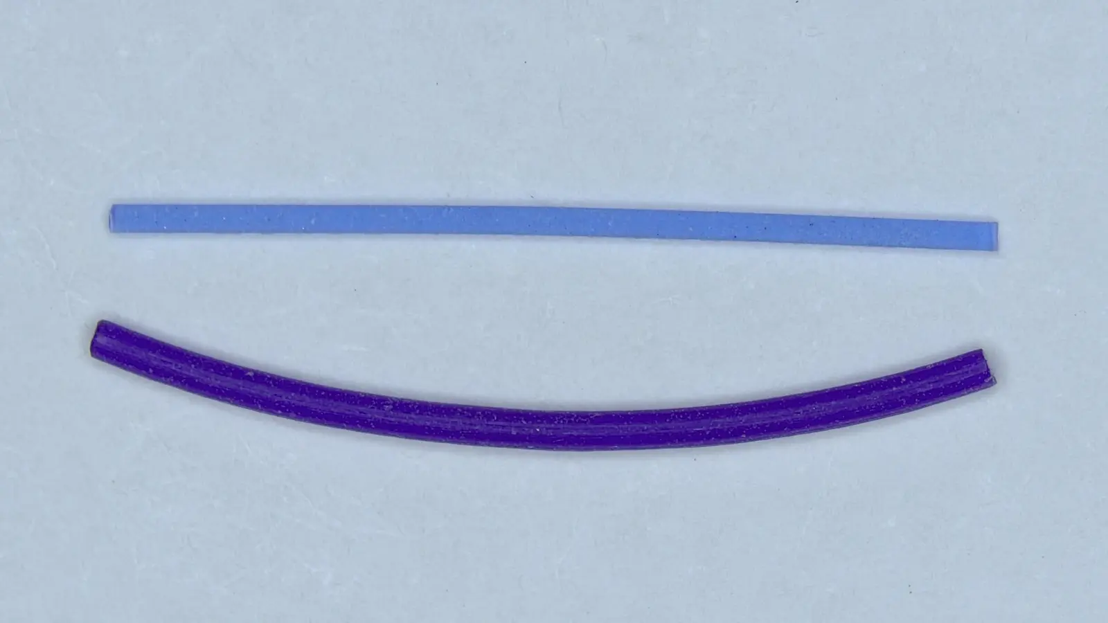 Blue and purple custom elastomer profiles